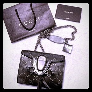 Original Gucci Emily Guccissima Mini Crossbody